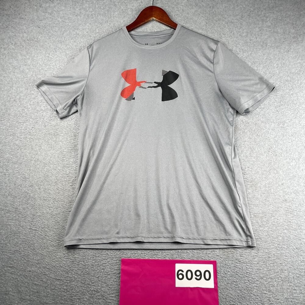 Under Armour Heatgear T Shirt Graphic Print Performance Mens Large